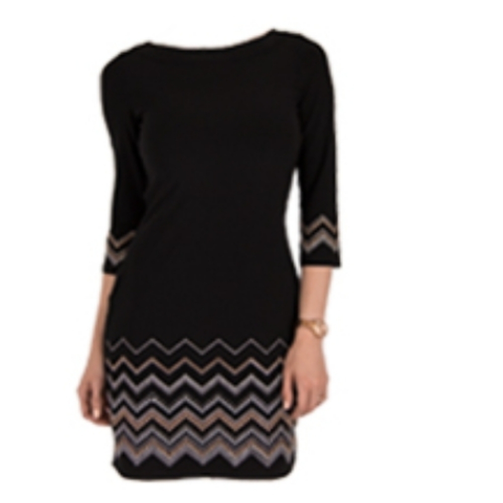 White House Black Market Black Midi Dress Size XS